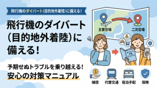 ダイバート（代替着陸）とは？発生理由・補償・空港周辺ホテルの備え