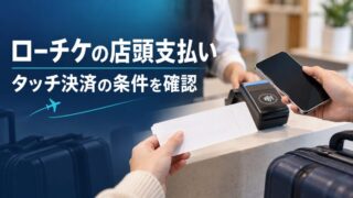 ローチケの店頭支払いでタッチ決済の条件を確認する