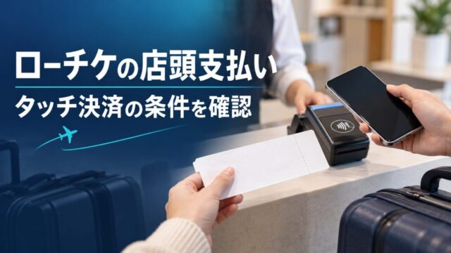 ローチケの店頭支払いでタッチ決済の条件を確認する