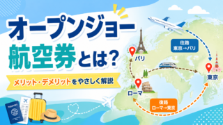 オープンジョー航空券のメリット・デメリット｜周遊との違いやLCCでの注意点まとめ