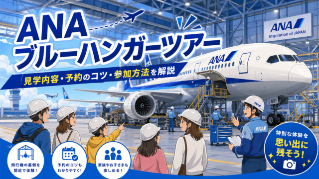 ANAブルーハンガーツアー 予約のコツから当日の注意点まで徹底解説！羽田の格納庫見学ガイド