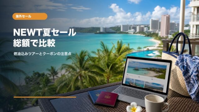 NEWTメガサマーセール第2弾の海外旅行セール比較