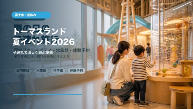 トーマスランド夏イベント2026の期間と子連れ準備