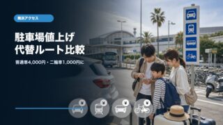 東京ディズニーリゾート駐車場料金値上げと代替ルートの比較