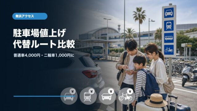 東京ディズニーリゾート駐車場料金値上げと代替ルートの比較