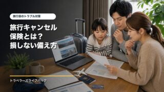 旅行キャンセル保険とキャンセル料に備える家族旅行の準備