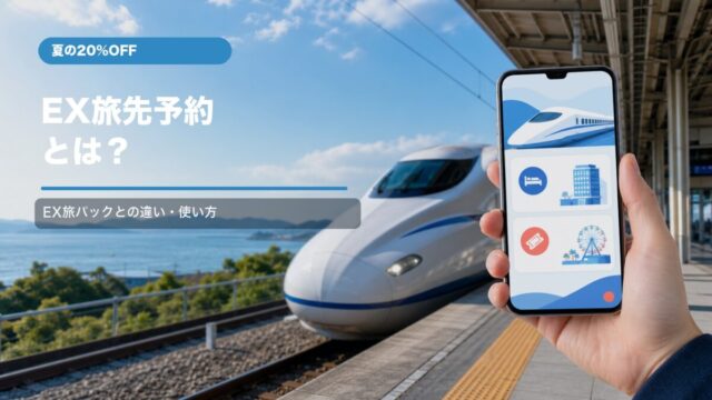 EX旅先予約夏の大セールとEX旅パックの違い