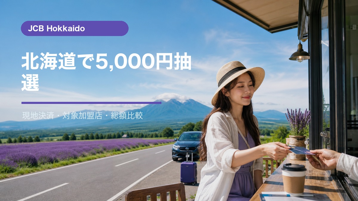 北海道旅行でJCBカードを使う5000円キャッシュバックキャンペーンの解説
