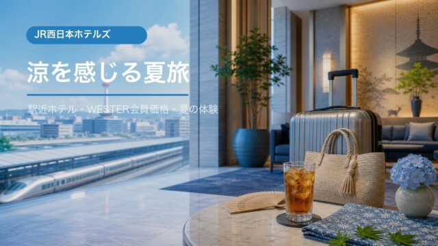 JR西日本ホテルズの涼を感じる夏旅プランを比較する旅行者