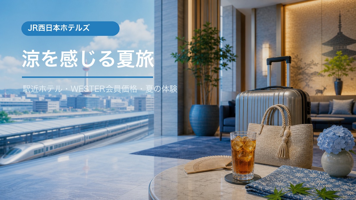 JR西日本ホテルズの涼を感じる夏旅プランを比較する旅行者