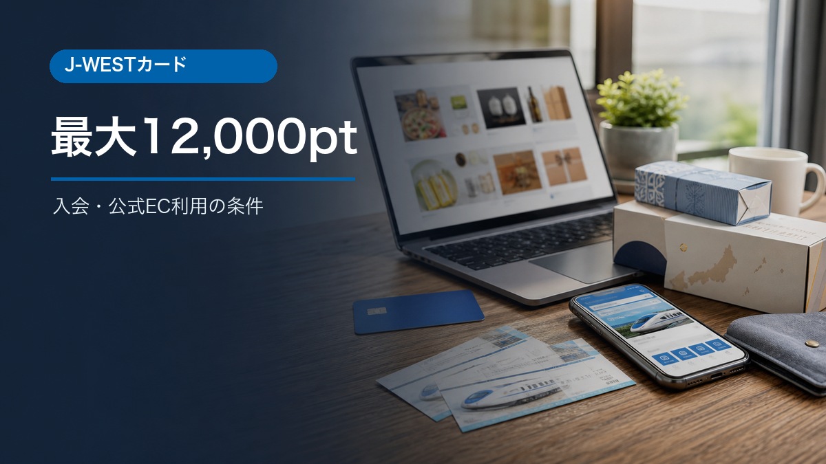 J-WESTカード新規入会と公式EC利用キャンペーンの条件