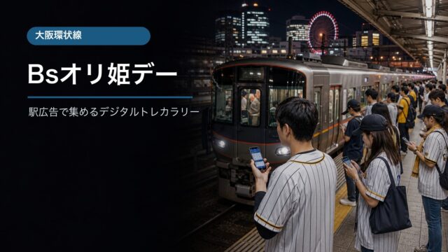 大阪環状線とBsオリ姫デー2026のデジタルトレカラリー