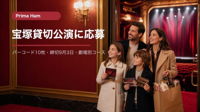 プリマハム宝塚歌劇貸切公演キャンペーンの解説