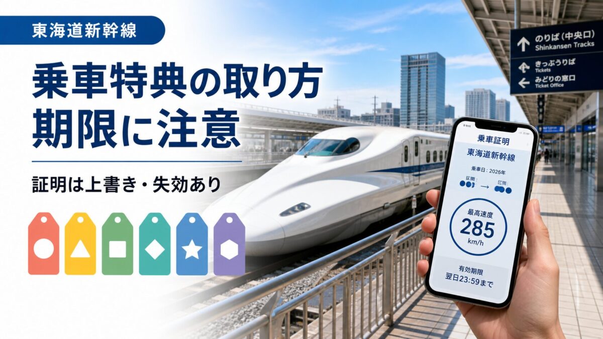 JR東海とはぴだんぶいの新幹線おでかけミッション2026