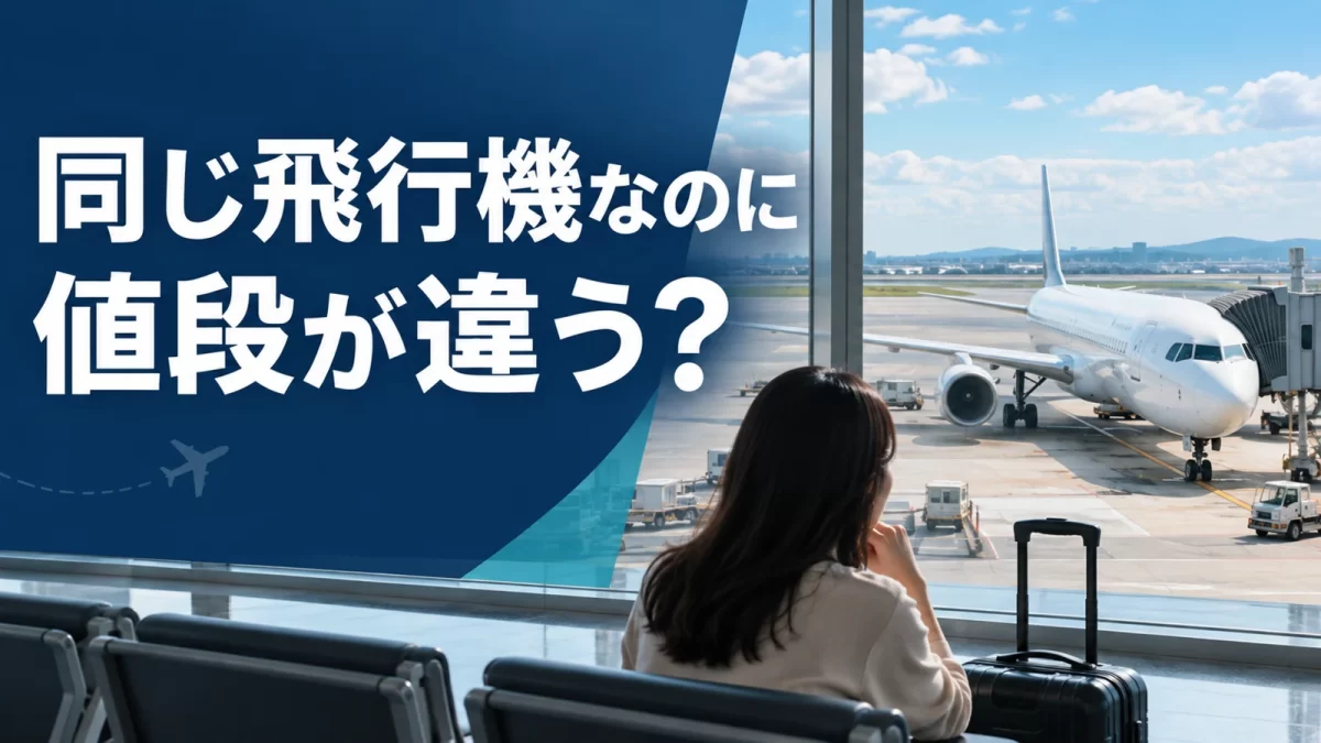コードシェア便はどこで買うと安い?同じ飛行機の価格・マイル比較術