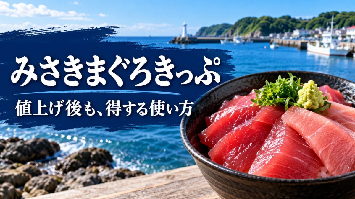 みさきまぐろきっぷは値上げ後もお得?新料金・PLUS・使い方を比較