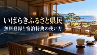 いばらきふるさと県民｜無料登録と宿泊特典の使い方