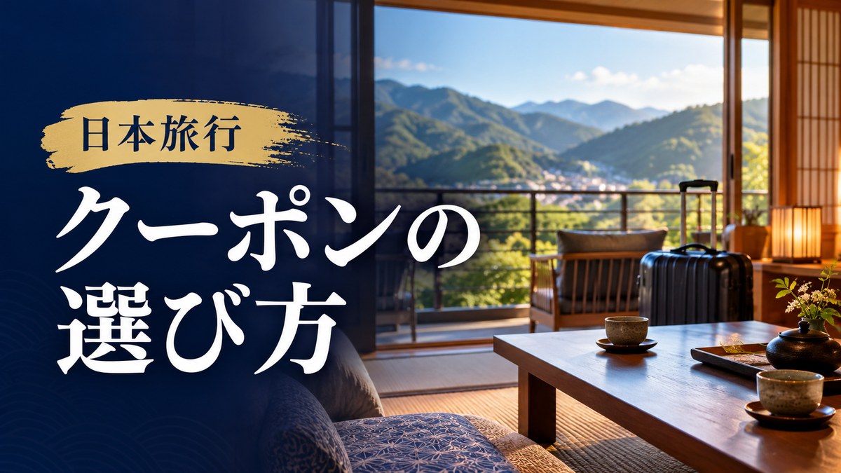 日本旅行のクーポン・セールまとめ|クーポンの選び方