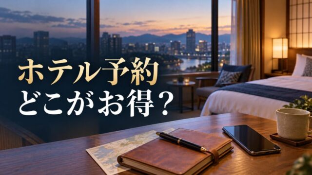 ホテル予約｜どこがお得？