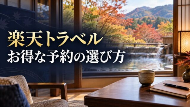 楽天トラベル｜お得な予約の選び方