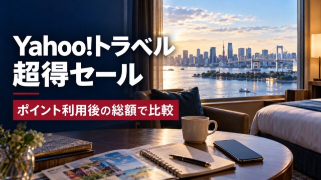 Yahoo!トラベル 超得セール｜ポイント利用後の総額で比較